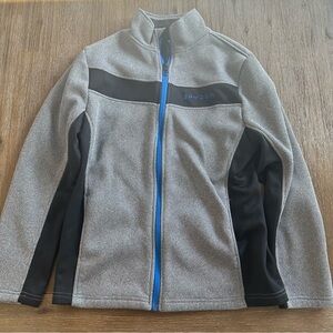 2/24$ Spyder Kids Grey and Black Zip Up “Jacket” size XL (14-16)